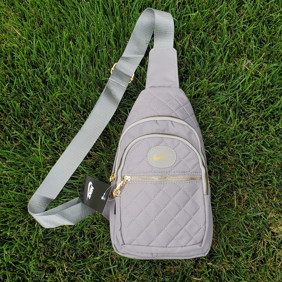 nike sling bag green